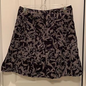 Ann Taylor Lined Aline Cotton Skirt